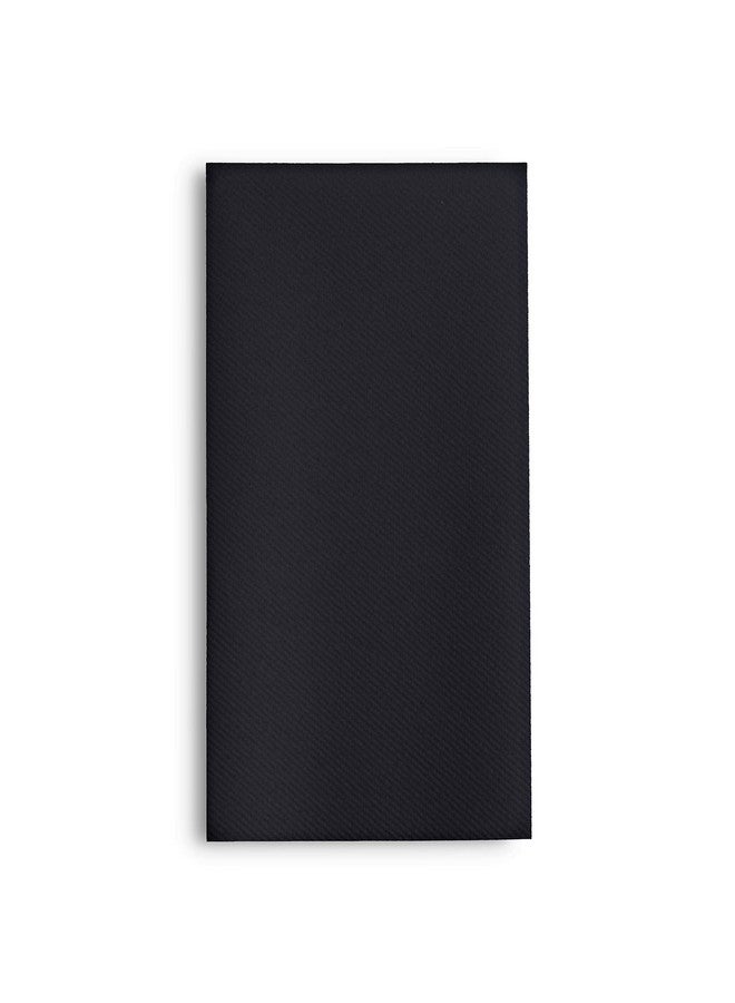 BloominGoods 100 Linen-Feel Black Paper Napkins - Decorative Cloth-Like Black Dinner Napkins - Soft And Absorbent. For Kitchen, Party, Wedding, Bathroom Or Any Occasion. (Pack of 100) - Image 4