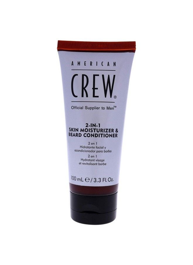AMERICAN CREW - Skin Moisturizer And Beard Conditioner For Men By American Crew 2In1 3.3 Fl Oz - Image 1