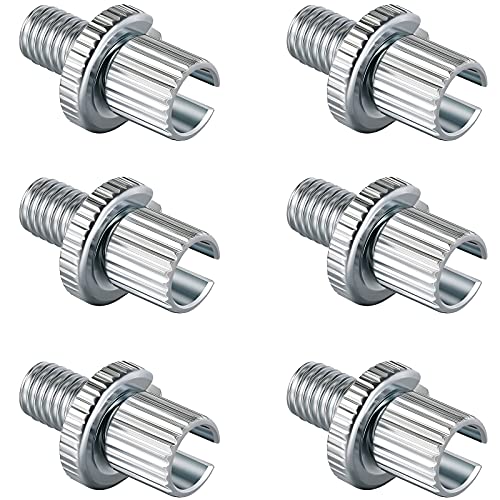 Frienda 12 Pieces Clutch Brake Cable Adjuster Screw Metric Clutch Brake Cable Adjuster Compatible with ATV Motorcycle 8 mm Cable Adjuster Nut Bolts for Car Vehicle Motorcycle ATV, Silver - Image 1