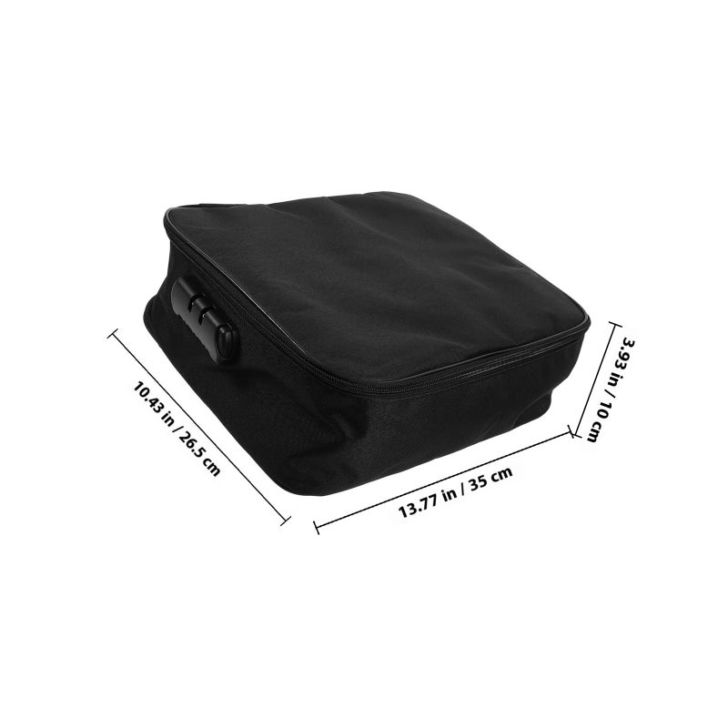 Document Lock Case File Document Bag Travel Organizer Bag Multi Layer ID Storage Bag - Image 2