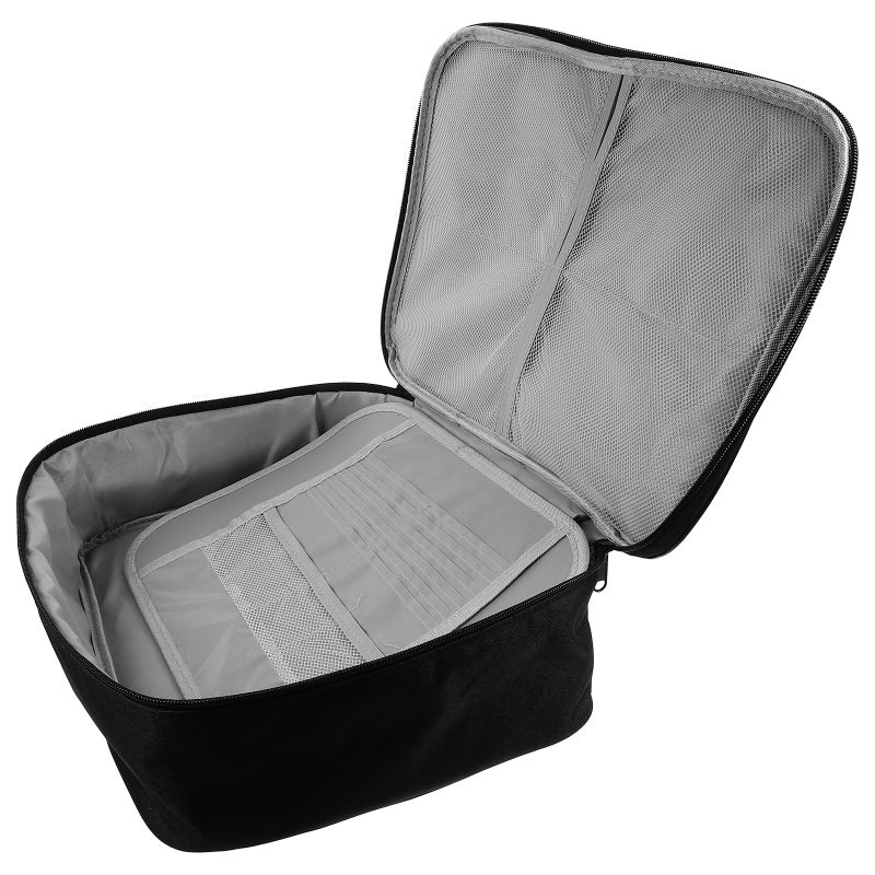 Document Lock Case File Document Bag Travel Organizer Bag Multi Layer ID Storage Bag - Image 1