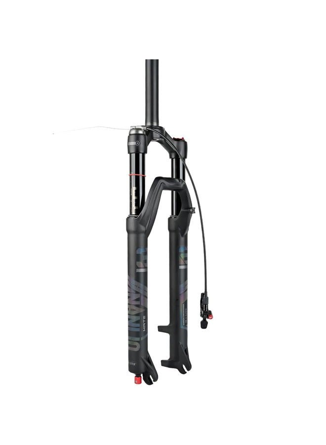 NANLIO Bicycle Suspension 26/27.5/29 inch Air Fork Rebound Adjustment MTB Straight RL/LO Mountain Fork for Bike QR 100x9MM (MATE-26Straight-manual) - Image 1