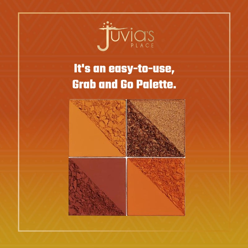 Juvia's Place Rebel Quad Honey Eyeshadow Palette - Shades of 4, Professional Eye Makeup, Pigmented Makeup Palette for Eye Color & Shine, Pressed Eyeshadow Cosmetics - Image 2