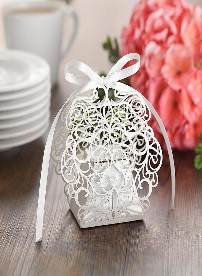 GDFYMI 50 Pcs White 2.3''x5.9'' Satin Ribbon Bows, Small Twist Tie Bow Twist Tie Bows Premade Bow for Treat Bags, Birthday Party Decorations, Cake Balloons Crafts (White - Image 5
