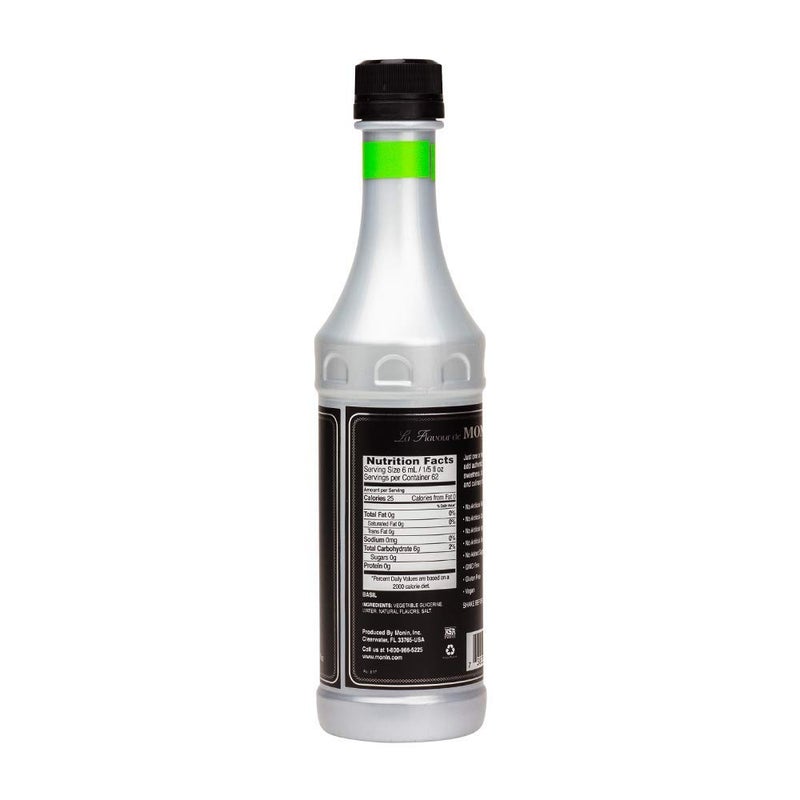 Monin تركيز نكهة الريحان من موني 375 مل زجاجة - Image 2