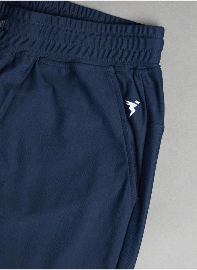 تكنوسبورت Solid 4-Way Stretch Cargo Pants by Styli