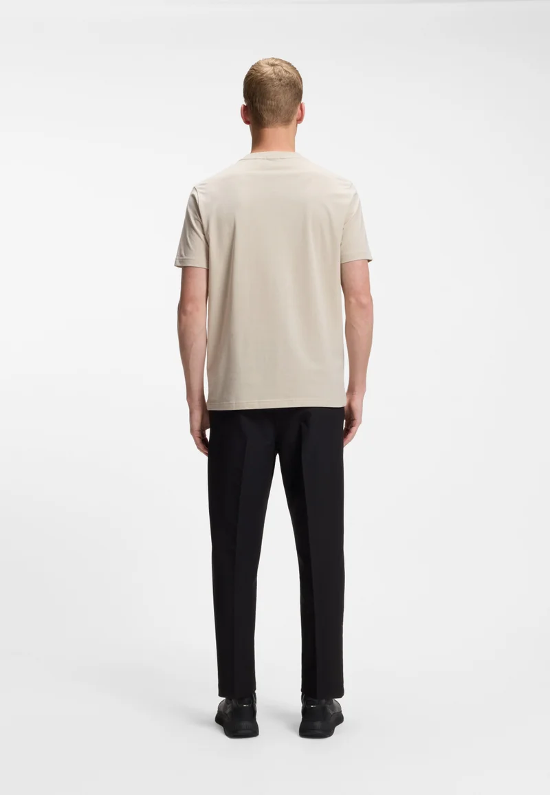 بوس Stretch-cotton T-shirt with logo detail