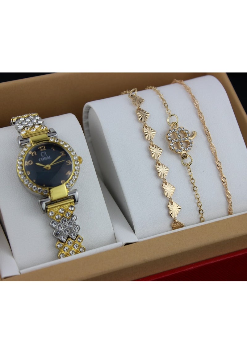 Reclaim with Argireline Women's evening watch set 