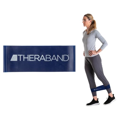 TheraBand Professional Latex Resistance Band Loop, Blue - Image 1