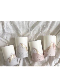 Generic Decorative Concrete Candles 2 pcs  - Image 2
