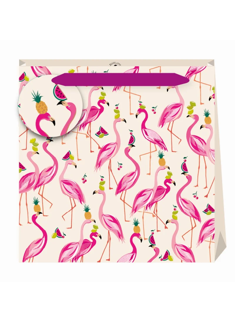 Sara Miller Celebrating Flamingos Medium Bag