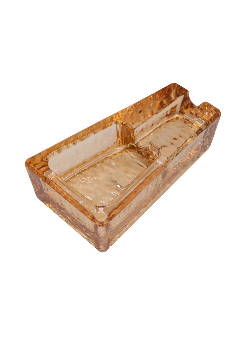 Hemingway “Brown Clear Glass Tray – Elegant Transparent Amber Design, Smooth Finish, Modern Minimalist Style for Home, Office, or Lounge Décor. Durable, Easy to Clean, Ideal for Contemporary Interior Display.” - Image 5