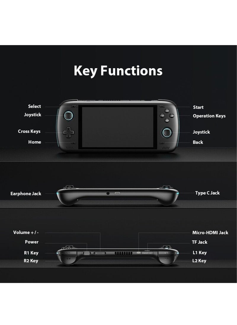 ayn - Odin 2 Android Handheld Gaming Console, High-Performance Retro Game Handheld with Snapdragon 8 Gen 2 Octa-core CPU, Adreno 740 GPU, 6-inch 1080P Screen, Android 13 System (12+256GB, Grey) - Image 1