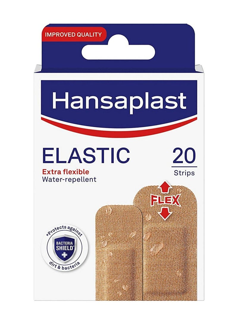 Hansaplast Plaster Elastic Strips 20 Pcs - Image 1