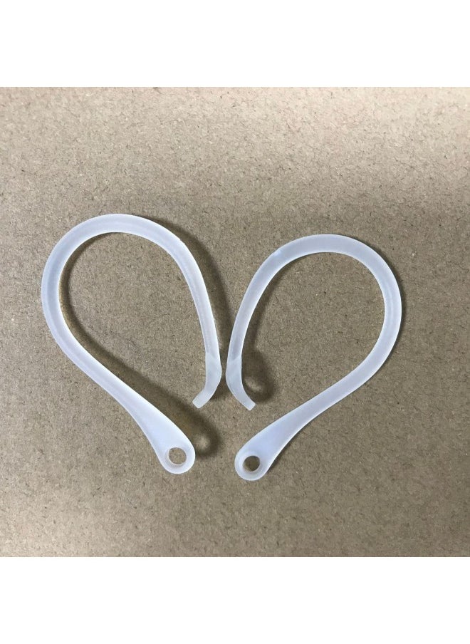 Generic - Airpods Pro 3rd Gen Sports Anti-loss Anti-fall Ear Hooks 4th Gen Earphone Hooks Model Digital Computer Accessories-Color:Transparent - Image 1