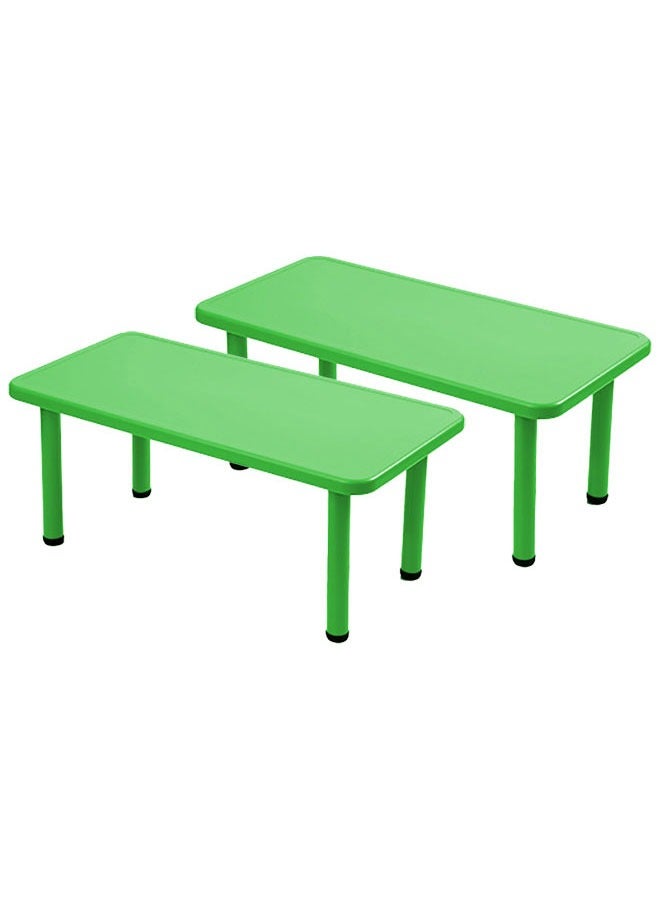 جساي تويز قطعتا أطفال بلاستيك مستطيل منضدة روضة أطفال سميكة مكتب تعليم الأطفال - Image 1