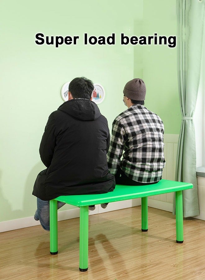 جساي تويز قطعتا أطفال بلاستيك مستطيل منضدة روضة أطفال سميكة مكتب تعليم الأطفال - Image 4