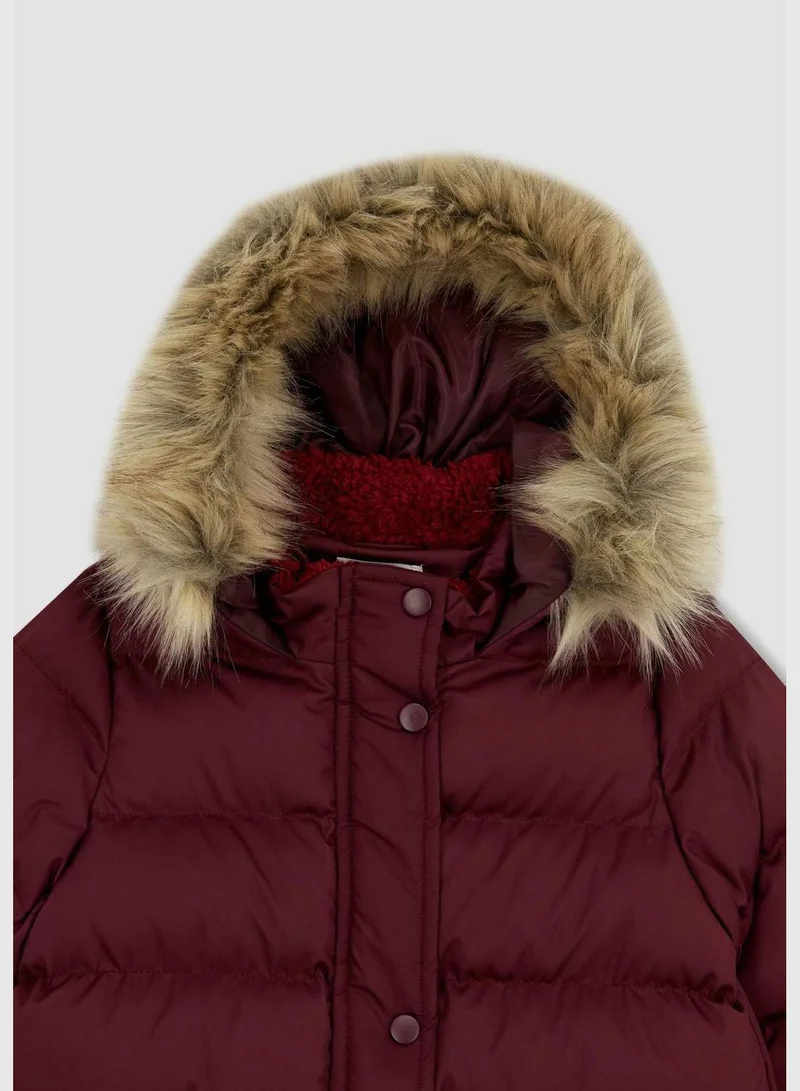 DeFacto Girl Hooded Long Sleeve Parka