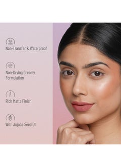 Swiss Beauty Non-Transfer Waterproof Lipstick With Jojoba Seed Oil | Matte Finish | Long-Lasting | Highly Pigmented | Shade- Mauve Taupe, 3Gm  - Image 2