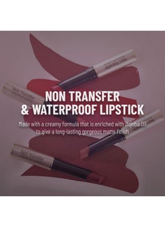 Swiss Beauty Non-Transfer Waterproof Lipstick With Jojoba Seed Oil | Matte Finish | Long-Lasting | Highly Pigmented | Shade- Mauve Taupe, 3Gm  - Image 3