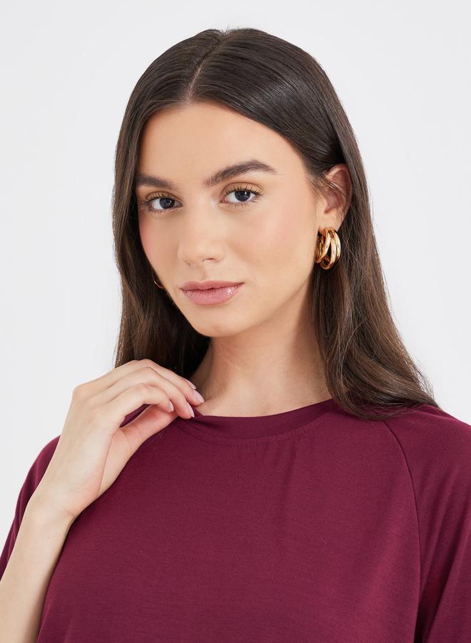 تايك تو طقم تي شيرت وبنطلون كاجوال صلب قطعتين - Image 3