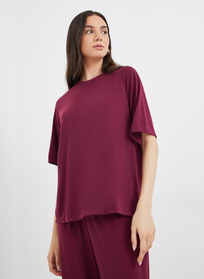 تايك تو طقم تي شيرت وبنطلون كاجوال صلب قطعتين - Image 2