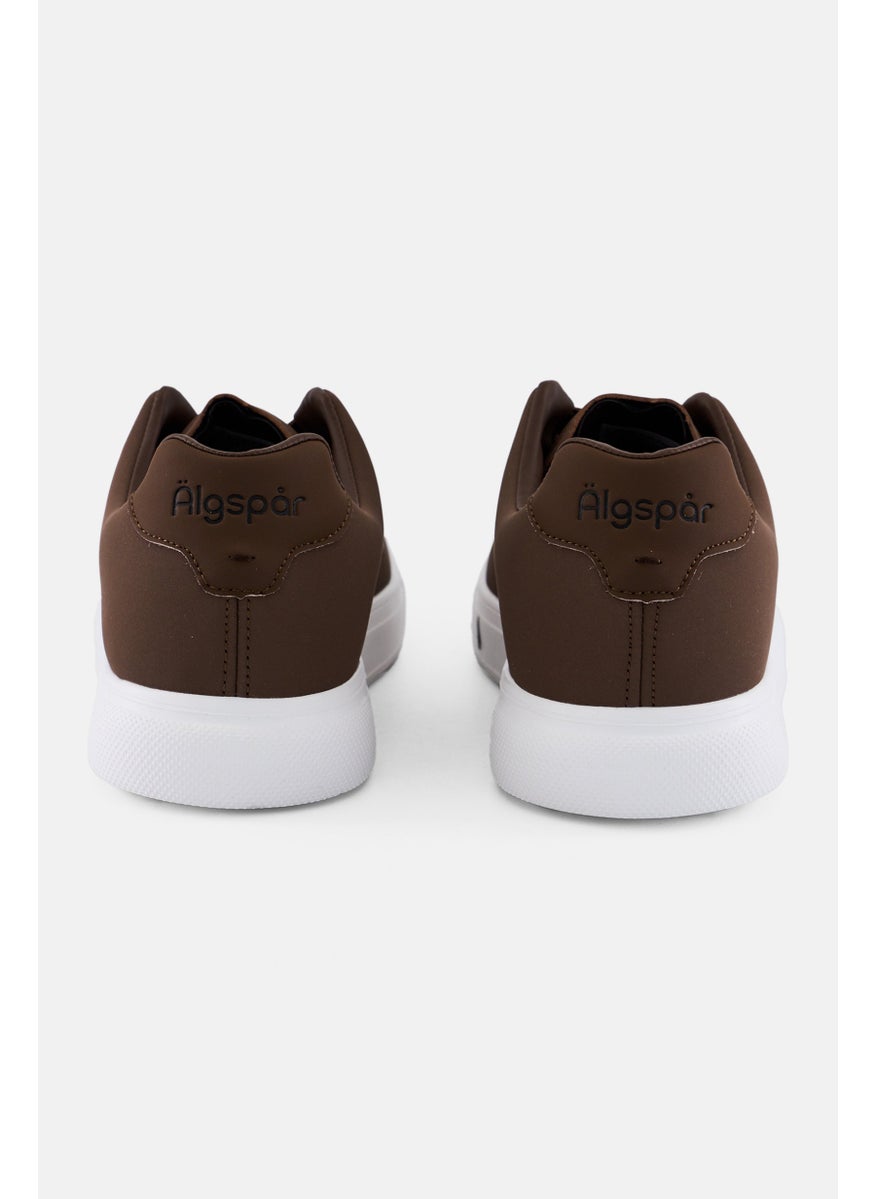 Algspar Men R240619 Lace Up Casual Shoes, Brown  - Image 2