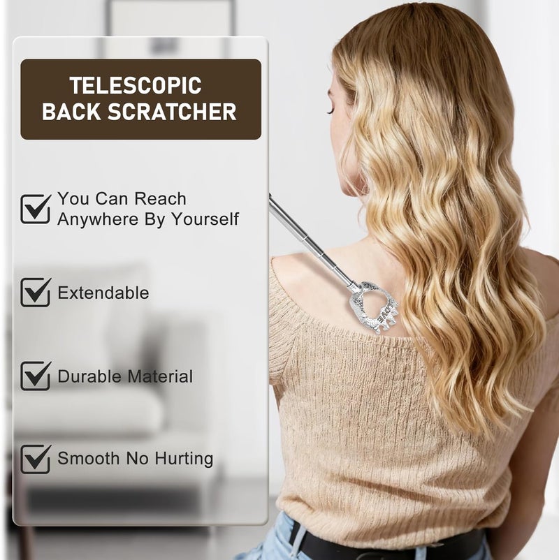 SIKEMAY 5 Pack Back Scratcher - Adjustable Telescoping Scratchers for Men, Women, and Teens - Perfect Gift for Any Occasion - Image 4