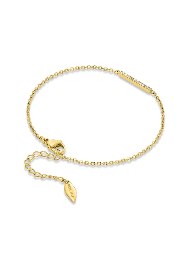 بوليس Medellin Gold-Plated Bracelet for Women Charm with Crystals