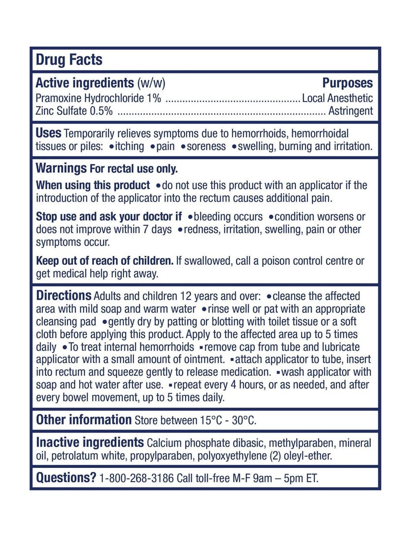 Anusol Plus Hemorrhoidal Ointment with Anesthetic - 30g - Image 3