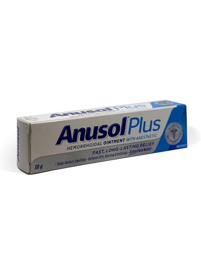 Anusol Plus Hemorrhoidal Ointment with Anesthetic - 30g - Image 5