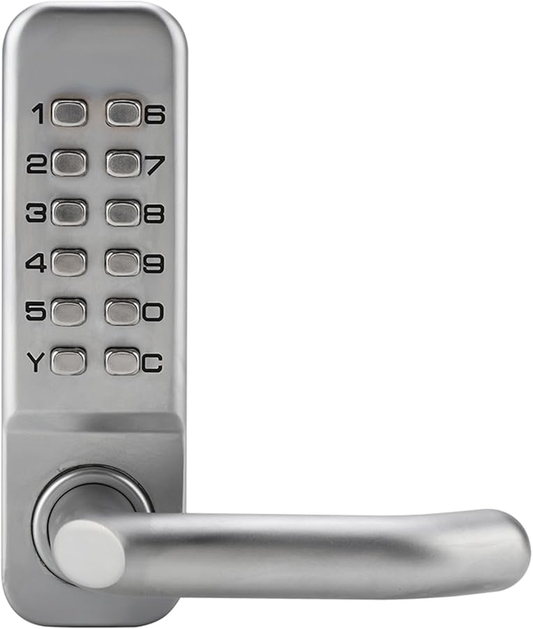 Zinc Alloy Code Lock 1 11 Digit Security Password Door Lock For Rental Doors - Image 1