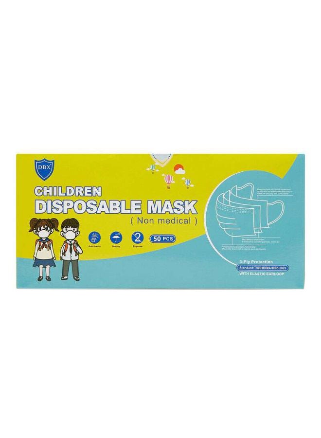 NIBEMINENT 50-Piece Disposable Protective Face Mask Set - Image 4