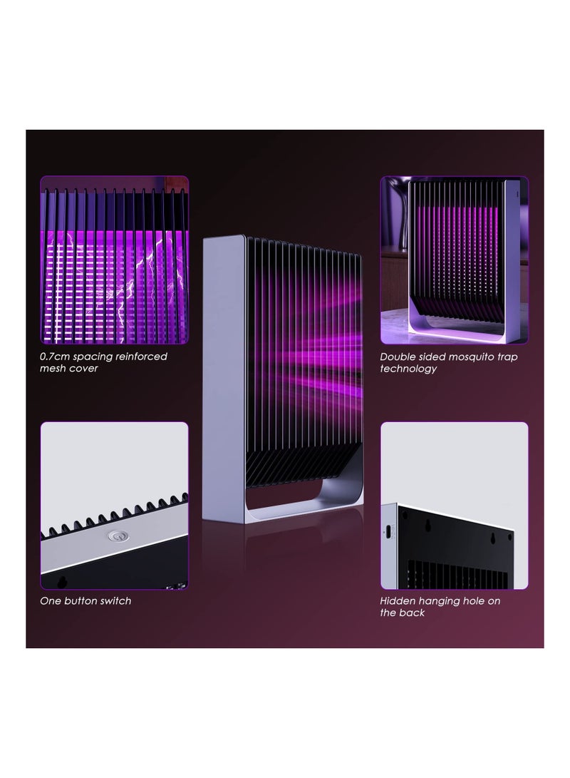 Y&D Electric Bug Zapper Indoor Mosquito Portable Killer Insect Fly Trap for Home Kitchen Bedroom Living Room Balcony UV Lamp Light - Image 5