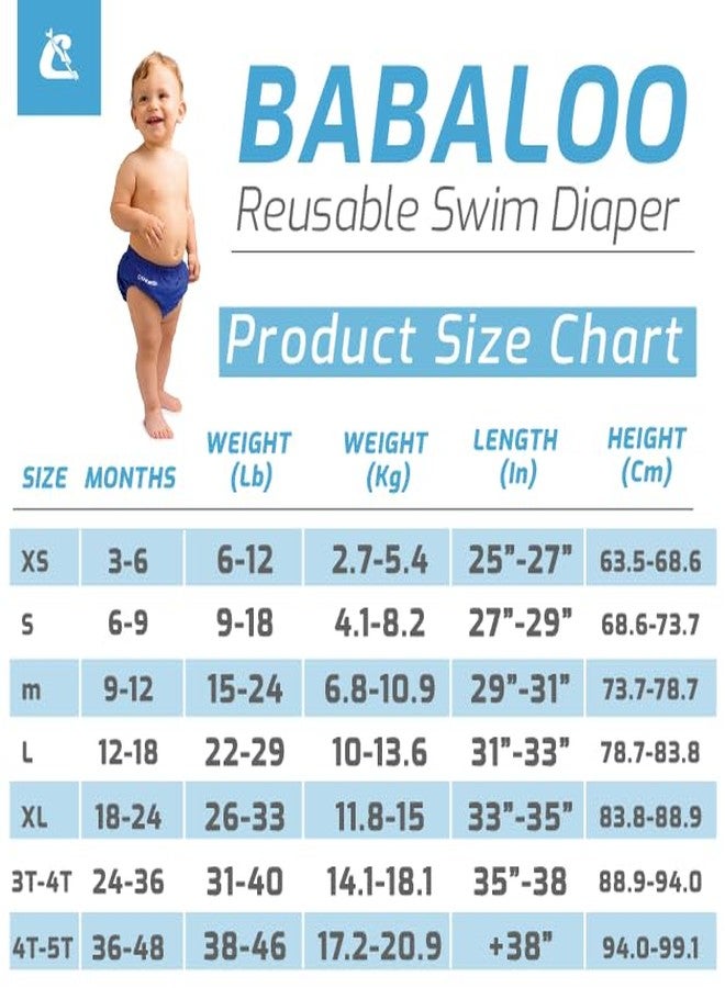 Cressi Baby Infant Soft Reusable Swim Diaper, Blue, Small (6/9 Months) - Image 5