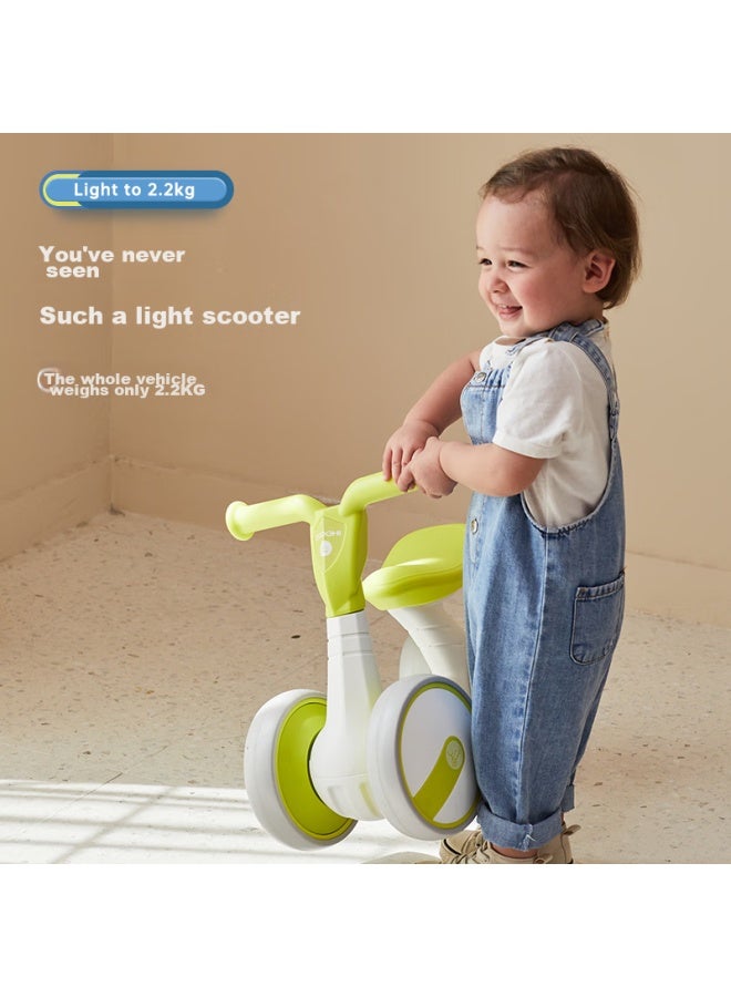 COOGHI Kuyi Children's Balance Bike For 1-3 Year Old Toddlers, Lightweight Eco-friendly Material, Quiet And Wear-resistant, B1 Yingxia Pink - Image 3