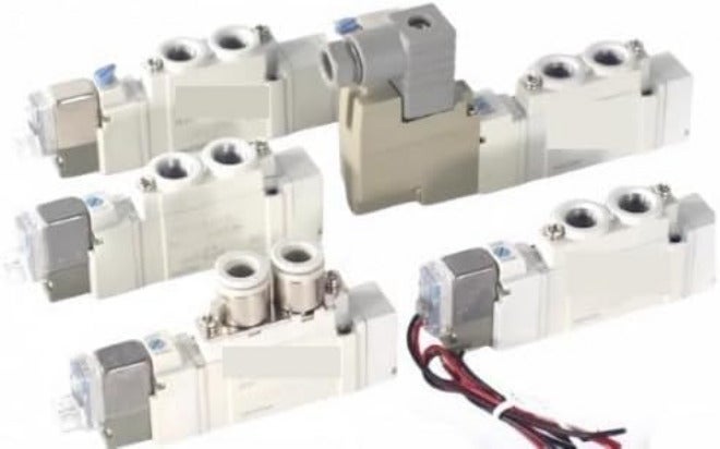 SY5120-5LZD-C6/SY5120-5LZ-C4/SY5120-5LZ-C6/SY5120-5LOUD-C6/SY5120-5LZE-C6 Pneumatic Solenoid Valve DC24V(SY5120-5LZ-C4) - Image 1