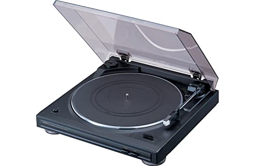 Denon DP-29F Fully Automatic Record Player, Analog Turntable with Built-in RIAA Phono Equalizer, Unique Automated Tonearm Design, Manual Lifter Mechanism, Rigid Diecast Aluminum for Stability - Image 1