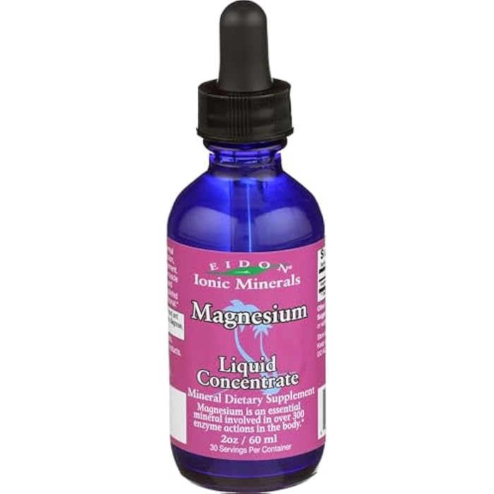 Eidon Ionic Minerals Eidon Liquid Magnesium Concentrate - Ionic Magnesium Drops Supplement for Adults, Men and Women, Supports Muscle Relaxation, Bioavailable, No Additives or Preservatives - Magnesium Chloride, 2 oz - Image 3