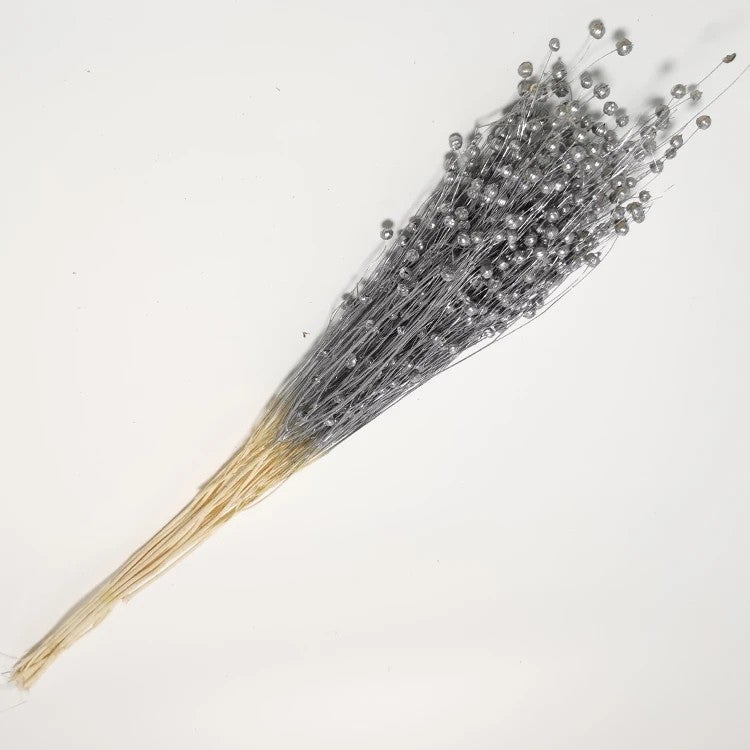 Bluejw Real Dried Flower Arrangements - Natural Dried Flax & Mixed Dried Plants for Home Decor, Events, Weddings, Bouquets - Image 1