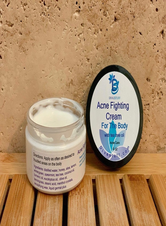 Diva Stuff Acne Fighting Cream For The Body, 4oz Jar - Image 2