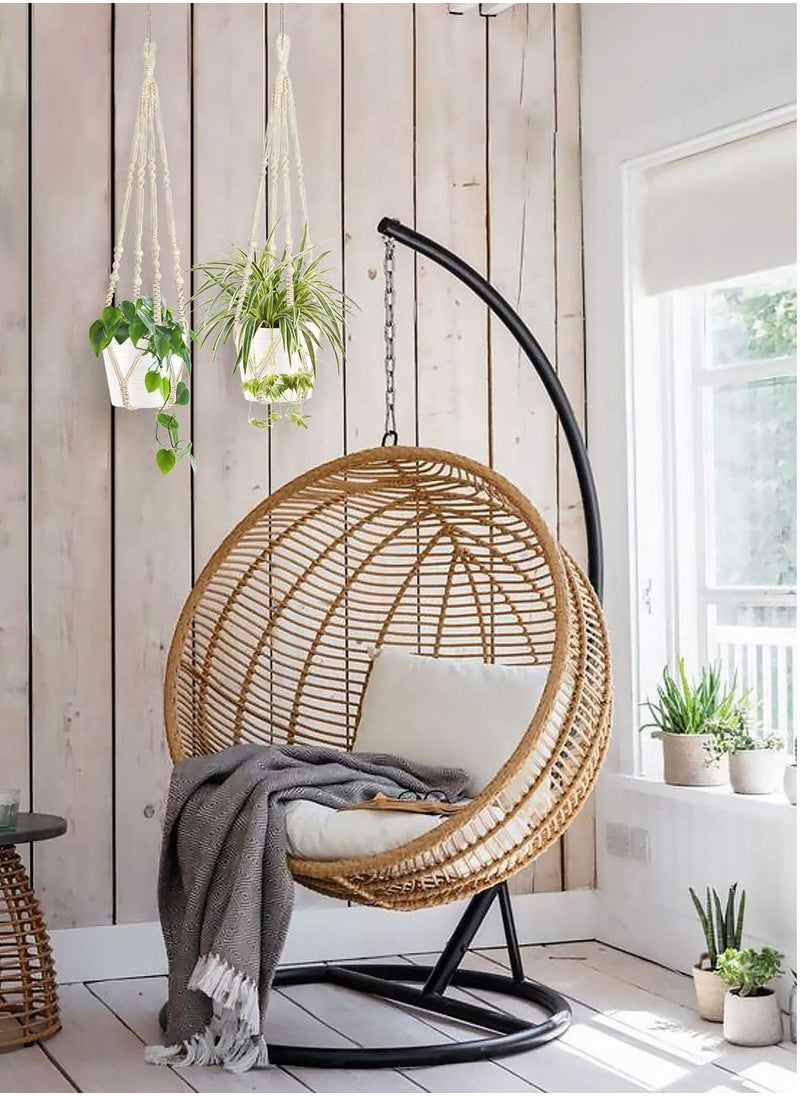 Macrame  Indoor Outdoor  Handmade Hanging Plant Holder 35 Inches, 4 Legs - pzsku/Z2410A9E0138510720E61Z/45/_/1634204883/c7cbda2d-7908-41e3-a805-7a899b7ffff5