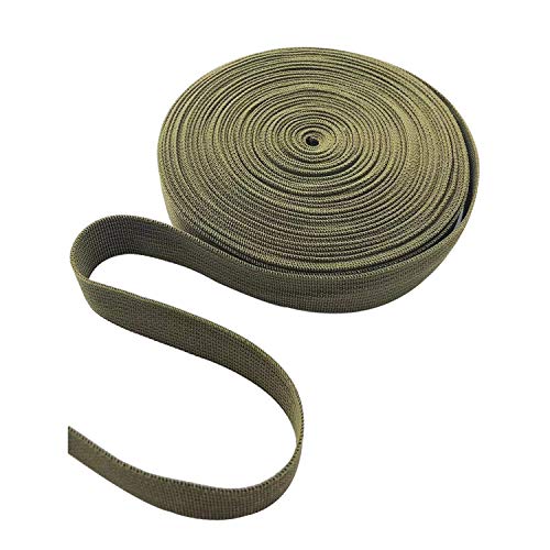 HanyHere 1 Roll 65.6 Feet Tree Tie for Plant Support Garden Strap 1 Inch Width Staking and Guying Material 1,800 Lbs Strength (Army Green) - Image 1