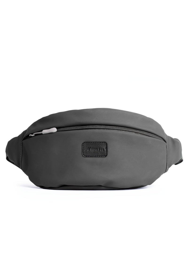 ايه ار سابلاي Ar Wave من Arij Bags | شنطة كروس وشنطة صدر للاستخدام اليومي والخروج، مبطنة من الداخل ضد الصدمات، جيب رئيسي، جيب أمامي، جيب خلفي (25 × 14 × 7 سم) (رمادي) - Image 1
