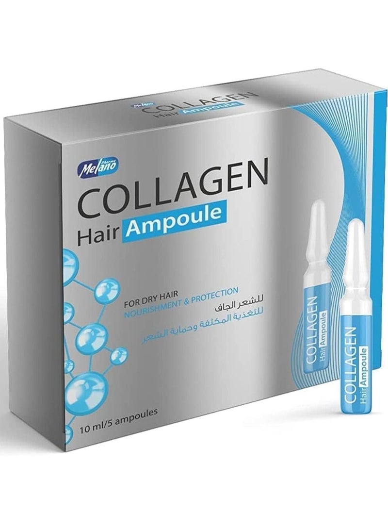 Melano Pharma Collagen Hair Ampoule For Dry Hair 5 Ampoule X10 ml - Image 1