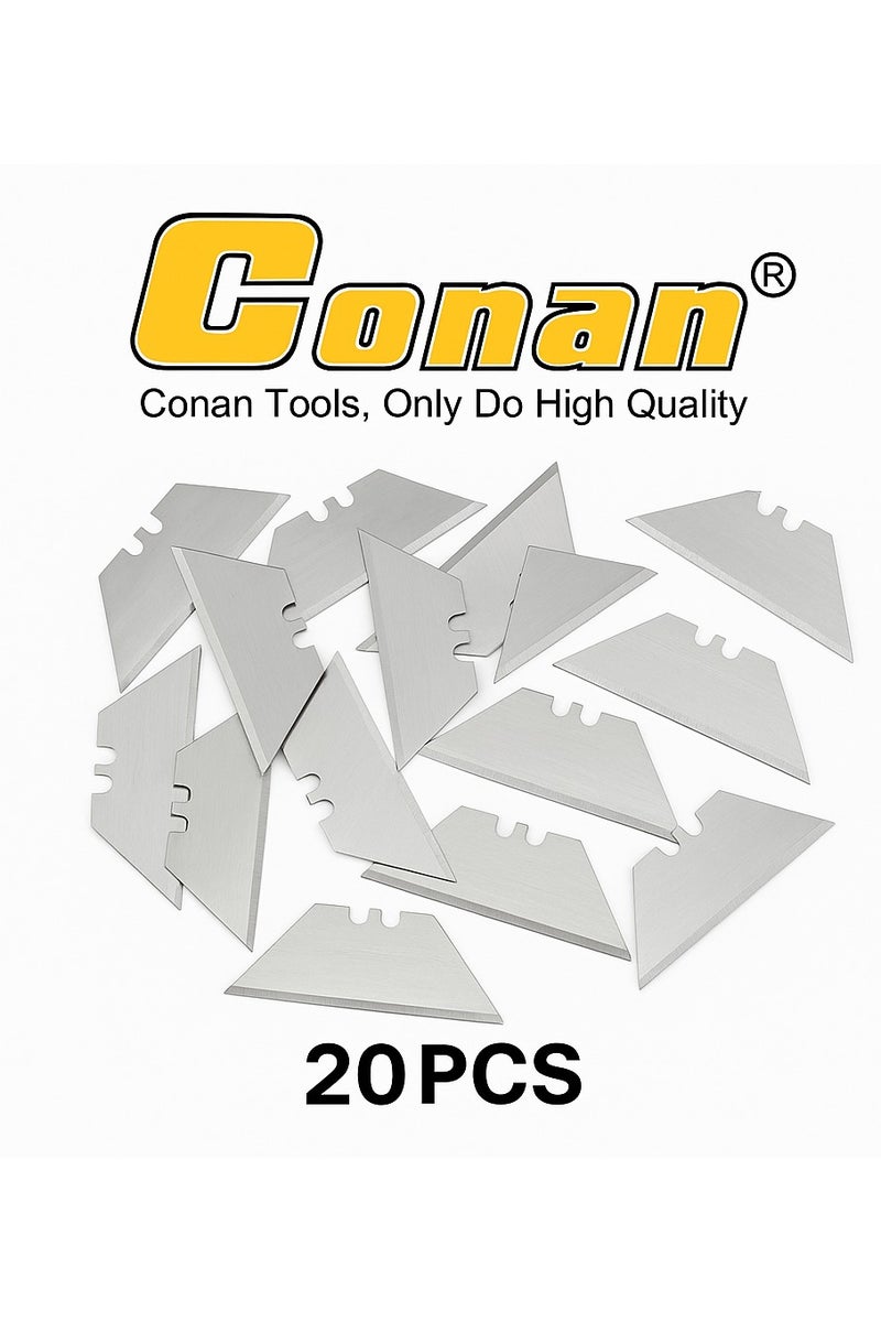 Conan 2 Packs × 10 Pieces – Conan Utility Knife Replacement Blades – Model COKB510 – Premium SK5 Carbon Steel – Sharp Edge Precision  - Image 2