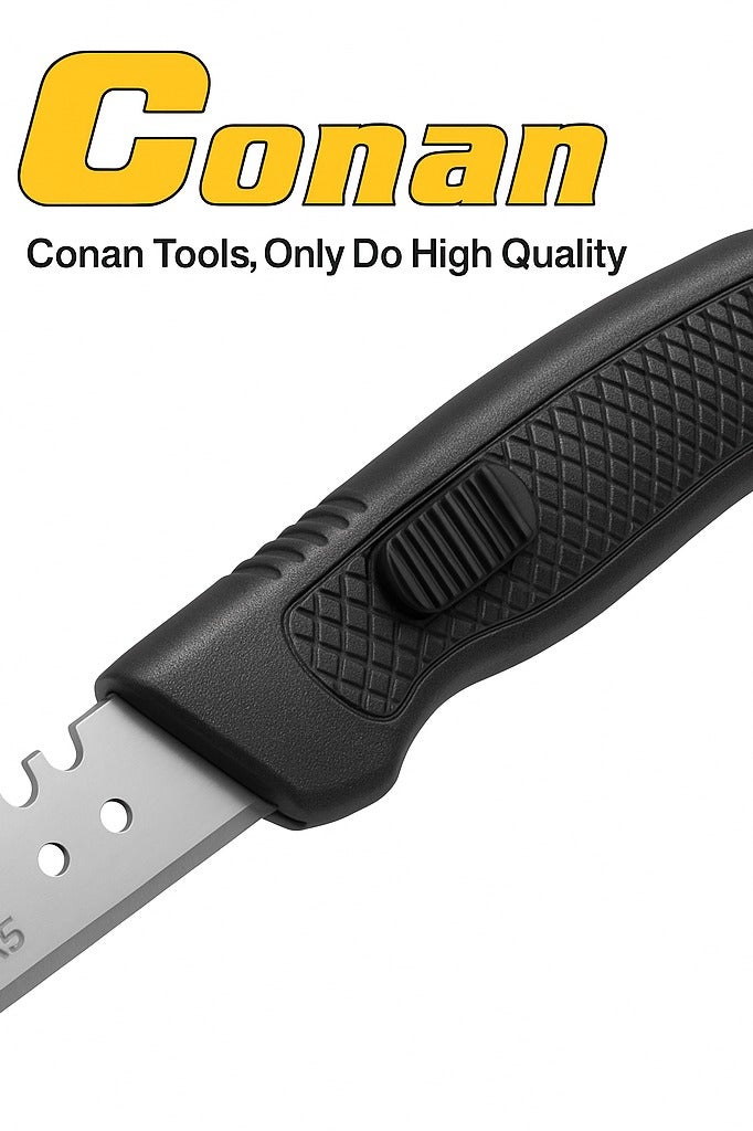 Conan 2 Packs × 10 Pieces – Conan Utility Knife Replacement Blades – Model COKB510 – Premium SK5 Carbon Steel – Sharp Edge Precision  - Image 3