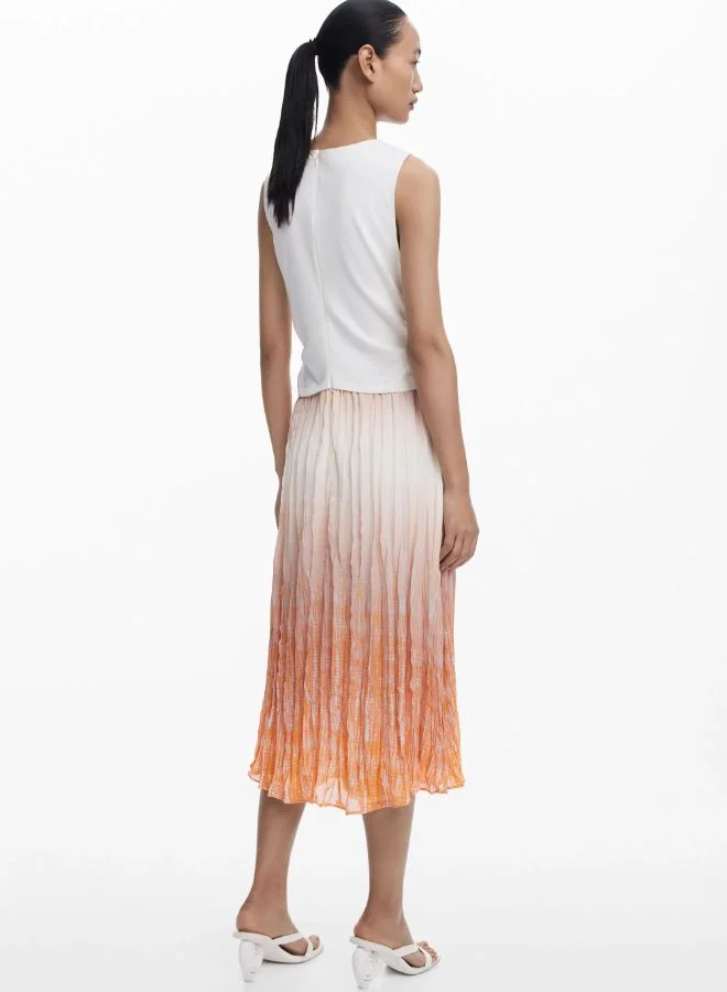DESIGUAL Long gradient dress