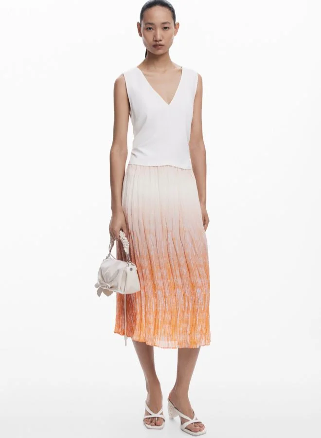 DESIGUAL Long gradient dress