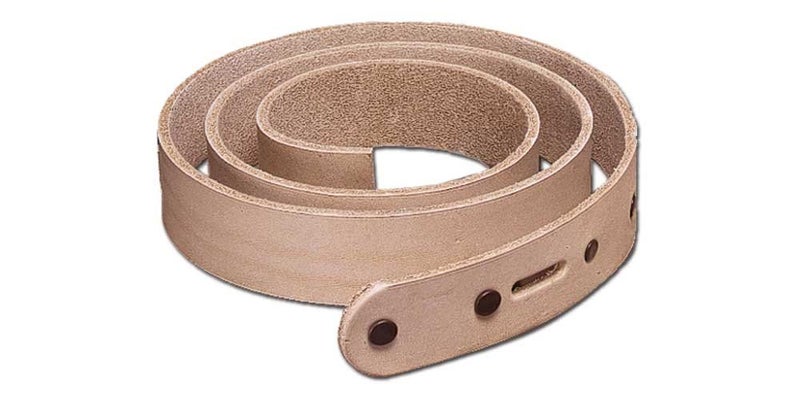 Tandy Leather Natural Cowhide Belt Blank 1 25 mm 451500